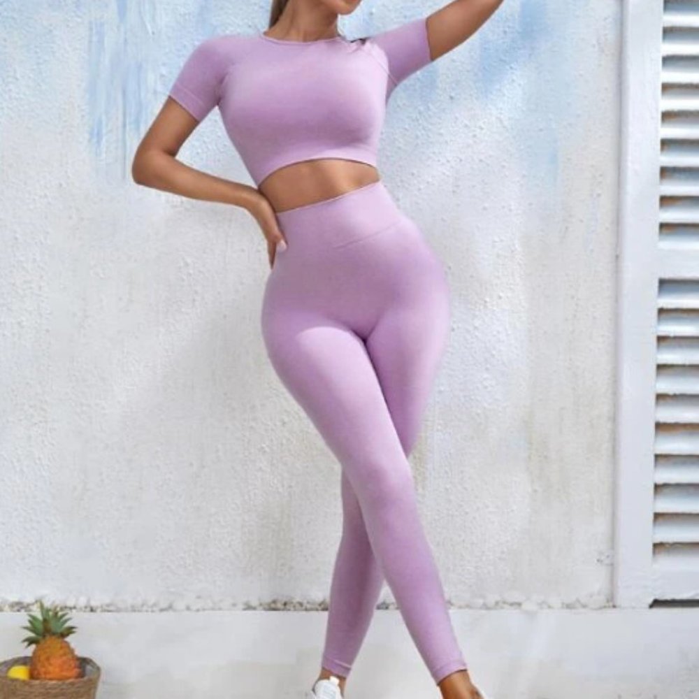 NWOT Sweaty Betty Lavender Gym Set